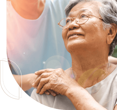 Filipino woman receiving compassionate home care